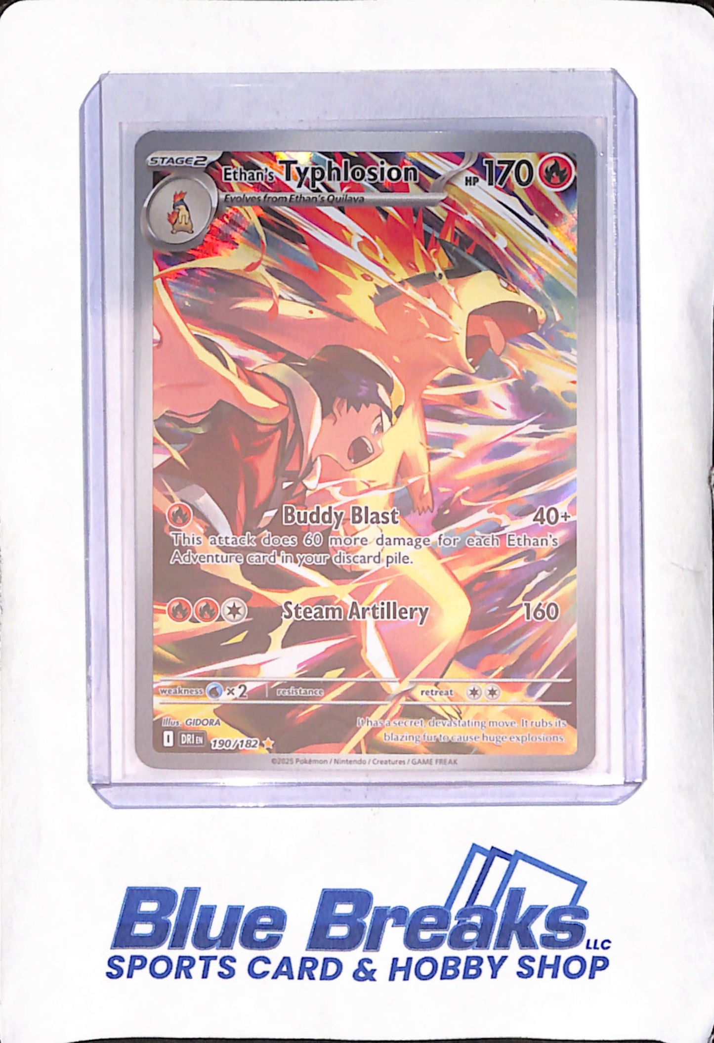 2025 Pokemon - Ethan's Typhlosion - #190/182