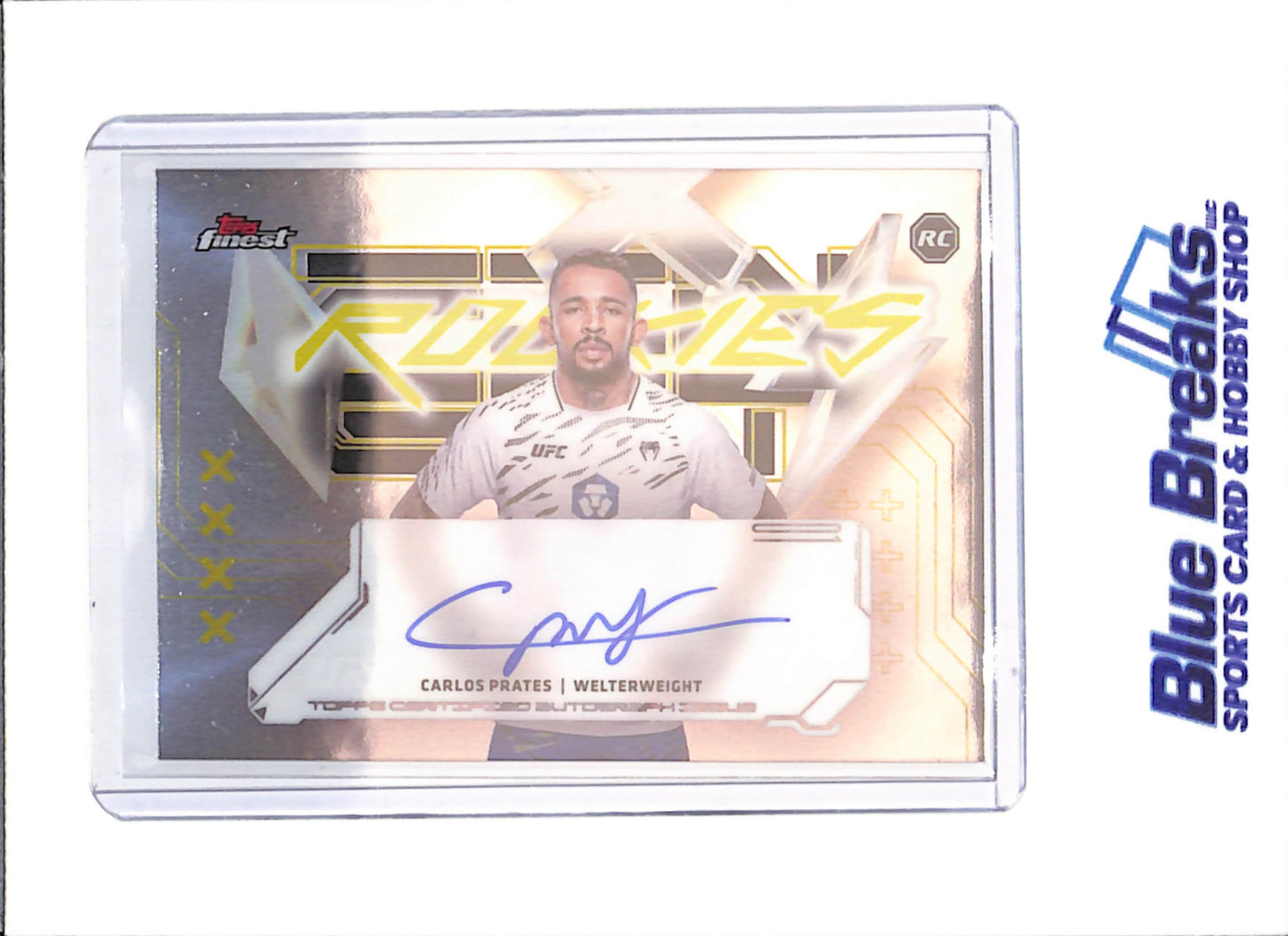 2025 Topps Finest - Carlos Prates - Rookies Autographs - UFC - #FRA-CP - drop
