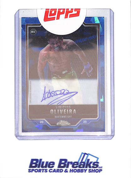 2025 Topps Chrome Sapphire - Vinicius Oliveira - Autograph - RC - UFC - #CRA-VO - drop