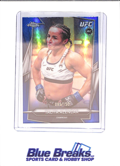 2026 Topps Chrome - Talita Alencar - 85/150 - RC - UFC - #124 - drop