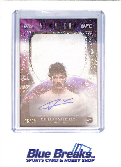 2026 Topps Chrome Midnight - Quillan Salkilld - Rookie Relic Autograph - 36/99 - UFC - #RRA-QS - drop