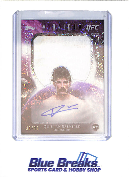 2026 Topps Chrome Midnight - Quillan Salkilld - Rookie Relic Autograph - 36/99 - UFC - #RRA-QS - drop