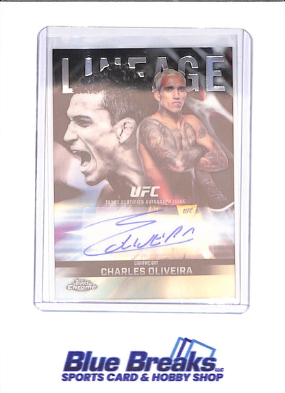 2026 Topps Chrome - Charles Oliveira - Lineage Autograph - UFC - #CCA-CO - drop