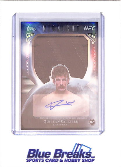 2026 Topps Chrome Midnight - Quillan Salkilld - Rookie Relic Autograph - UFC - #RRA-QS -drop