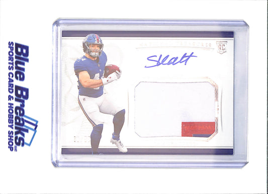 2025 Panini National Treasures - Cam Skattebo - Crossover Rookie Patch Autographs - 31/99 - New York Giants - Football - #CRPA-CSO - drop