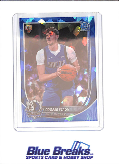 2025 Bowman Chrome Sapphire - Cooper Flagg - RC - Dallas Mavericks - Basketball - #BCV-1 - drop