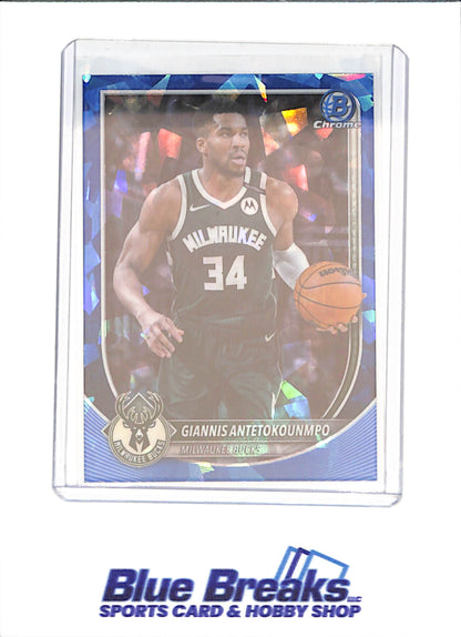 2025 Bowman Chrome Sapphire - Giannis Antetokounmpo - Milwaukee Bucks - Basketball - #BCV-80 - drop