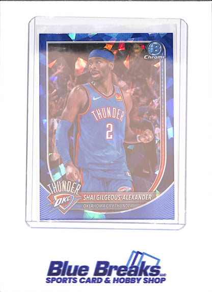 2025 Bowman Chrome Sapphire - Shai Gilgeous-Alexander - Oklahoma Thunder - Basketball - #BCV-106 - drop