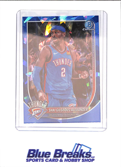 2025 Bowman Chrome Sapphire - Shai Gilgeous-Alexander - Oklahoma Thunder - Basketball - #BCV-106 - drop