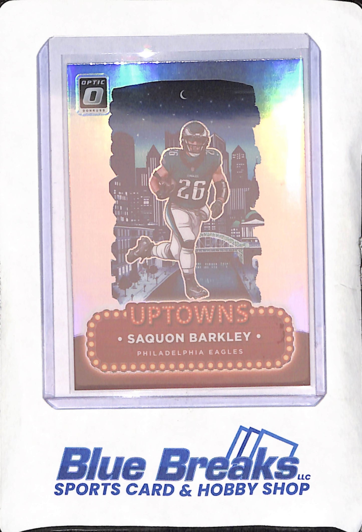 2024 Panini Donruss Optic - Saquon Barkley - Uptowns - Philadelphia Eagles - Football - #17