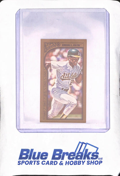 2015 Topps Gypsy Queen - Rickey Henderson - Mini - 43/99 - Oakland Athletics - Baseball - #190