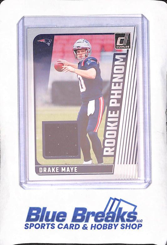 2024 Panini Donruss - Drake Maye - Rookie Phenom Relic - New England Patriots - Football - #RPJ-DMA