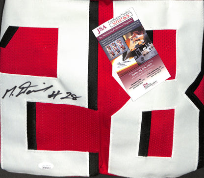 Autographed Jersey - Mike Davis - Atlanta Falcons - JSA Cert