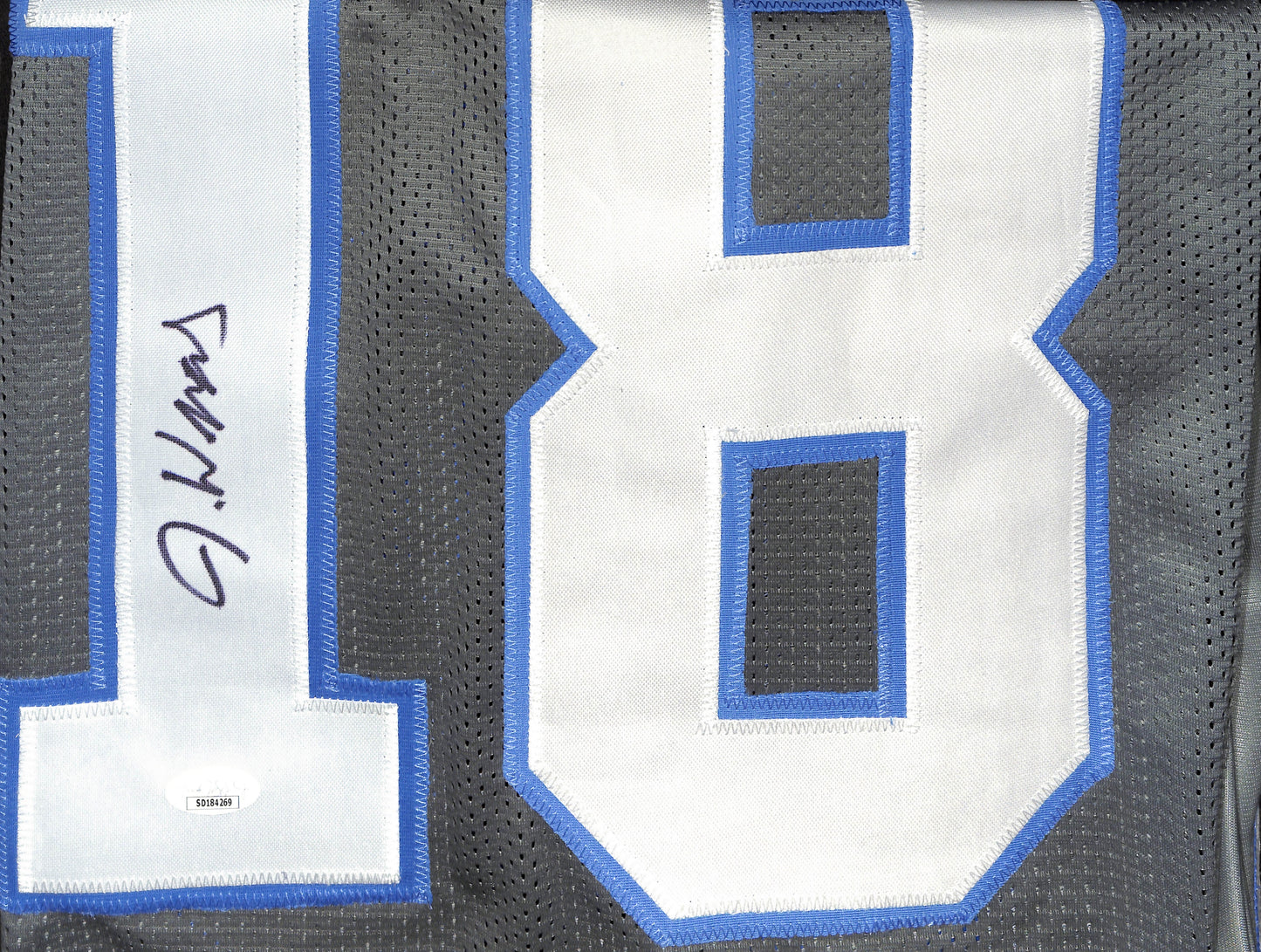 Autographed Jersey - Jameson Williams - Detroit Lions - Football - JSA Auth