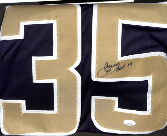 Autographed Jersey - Aeneas Williams - HOF 14 Inscription - St Louis Rams - Football - JSA Cert