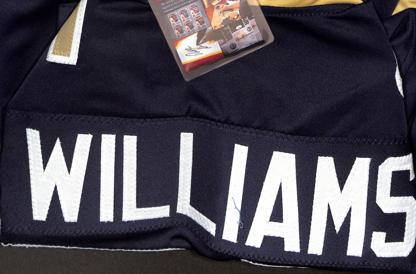 Autographed Jersey - Aeneas Williams - HOF 14 Inscription - St Louis Rams - Football - JSA Cert