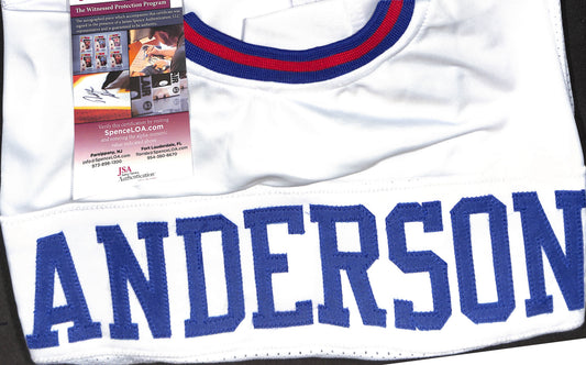 Autographed Jersey - Otis Anderson - Super Bowl MVP Inscription - New York Giants - JSA Cert