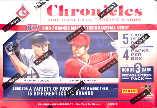 2018 Panini Chronicles Baseball Blaster - Sealed Wax