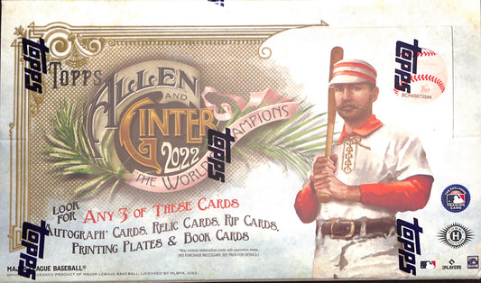 2022 Topps Allen & Ginter Baseball Hobby Box - Sealed Wax