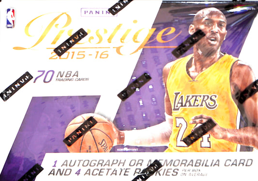 2015-16 Panini Prestige NBA Blaster Box - Sealed Wax