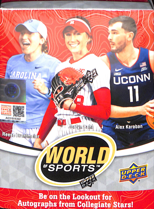 2025 Upper Deck World of Sports Blaster - Sealed Wax