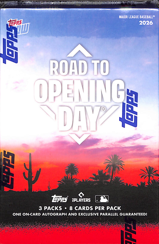 2026 Topps Now Road to Opening Day Autograph Collector Box - Sealed Wax