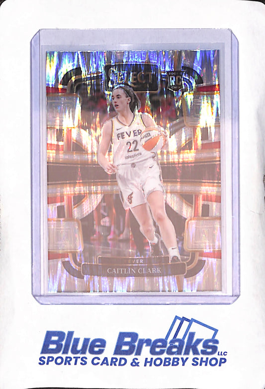 2024 Panini Prizm WNBA Select - Caitlin Clark - Silver Flash Prizm Concourse - RC - Indiana Fever - Basketball - #72