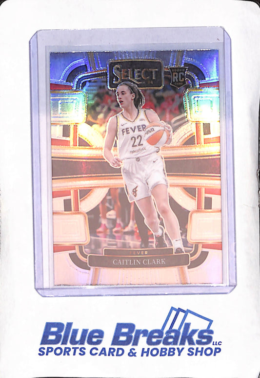 2024 Panini Select WNBA - Caitlin Clark - Silver Prizm Concourse - RC - Indiana Fever - Basketball - #72