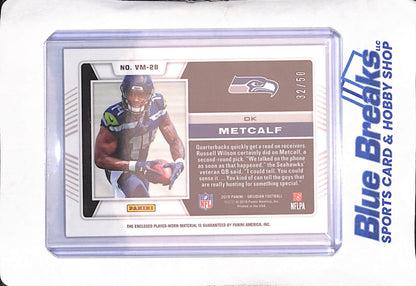 2019 Panini Obsidian - DK Metcalf - Volcanic Materials - 32/50 - Seattle Seahawks - Football - #VM-28