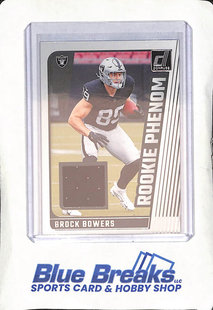 2024 Donruss - Brock Bowers - Rookie Phenom - Las Vegas Raiders - Football - Relic - #RPJ-BBQ