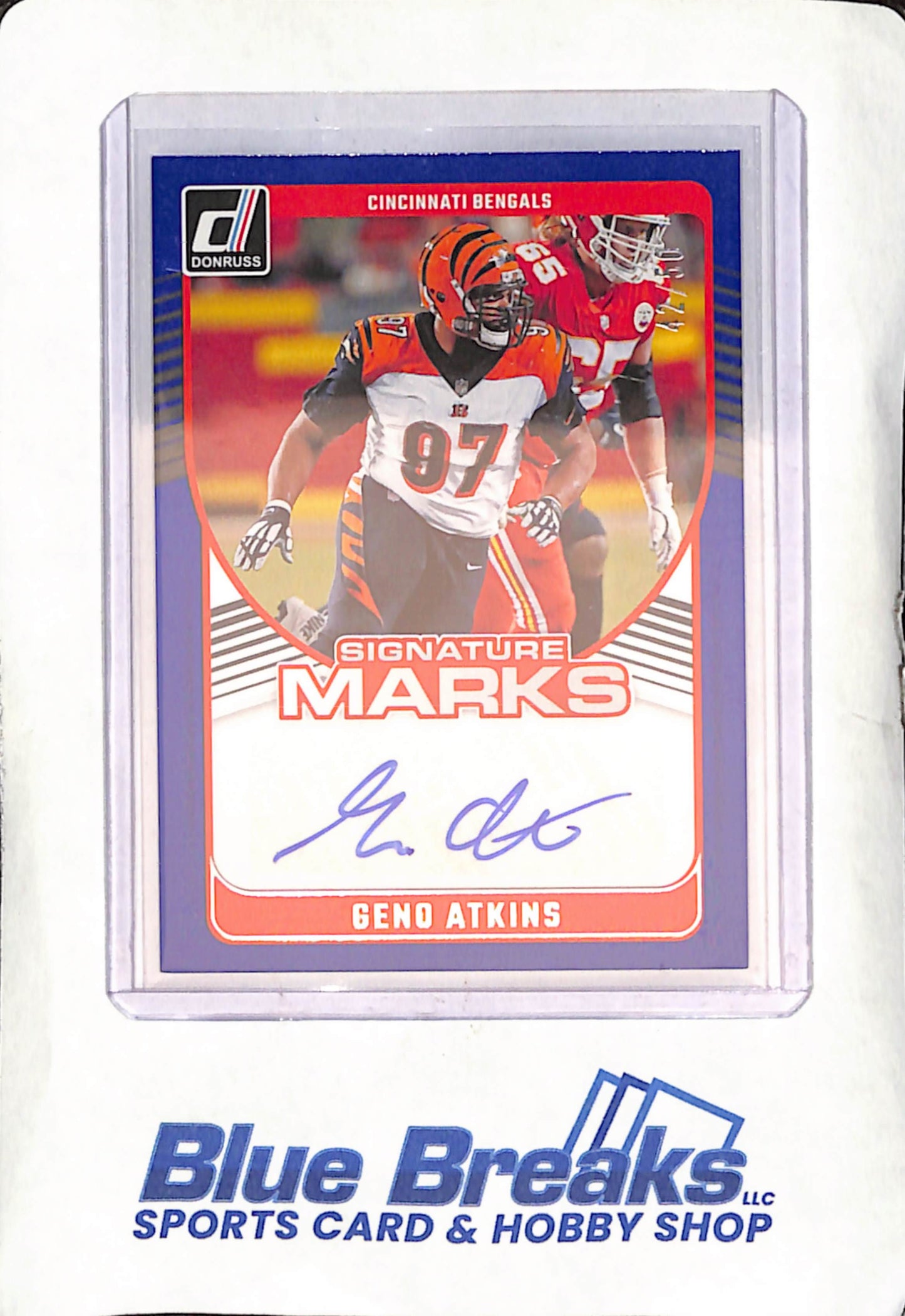 2024 Panini Donruss - Geno Atkins - Cincinnati Bengals - Signature Marks Autograph - #SMA-GAT