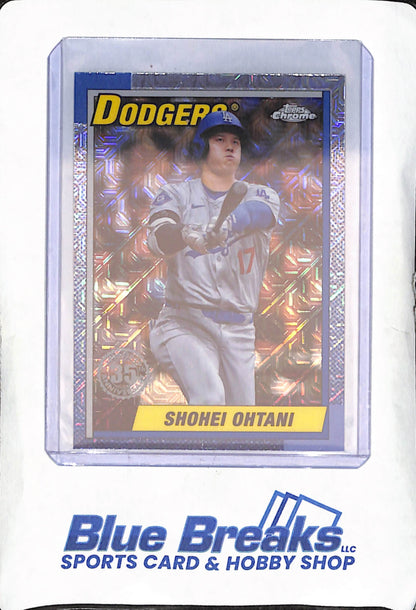 2025 Topps Chrome Series One - Shohei Ohtani - 35th Anniversary Mojo - Los Angeles Dodgers - Baseball - T90C-50
