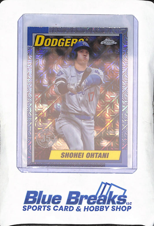 2025 Topps Chrome Series One - Shohei Ohtani - 35th Anniversary Mojo - Los Angeles Dodgers - Baseball - T90C-50