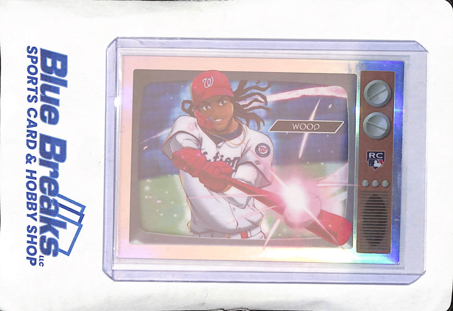 2025 Bowman Chrome - James Wood - RC Anime - Washington Nationals - Baseball - #BA-10