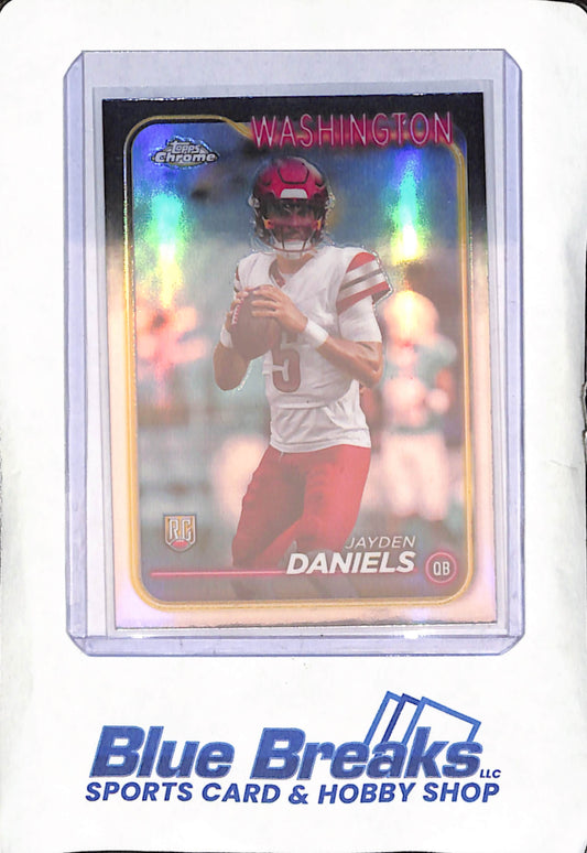 2024 Topps Chrome - Refractor - Jayden Daniels - RC - #201 - Football - Commanders