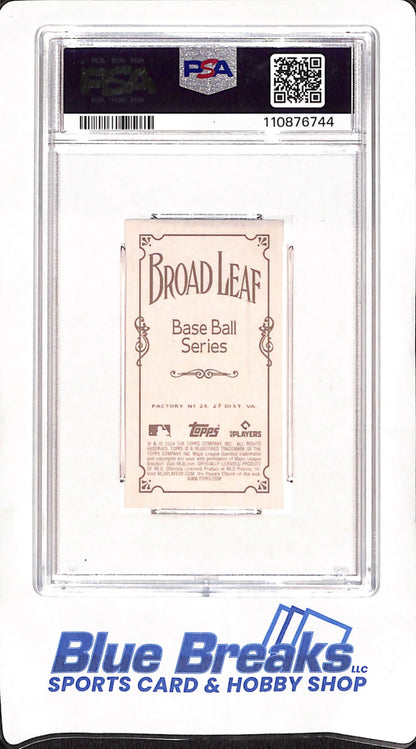 2024 Topps 206 - Broad Leaf - Nolan Schaunel - RC - Baseball - PSA 10 - Angels