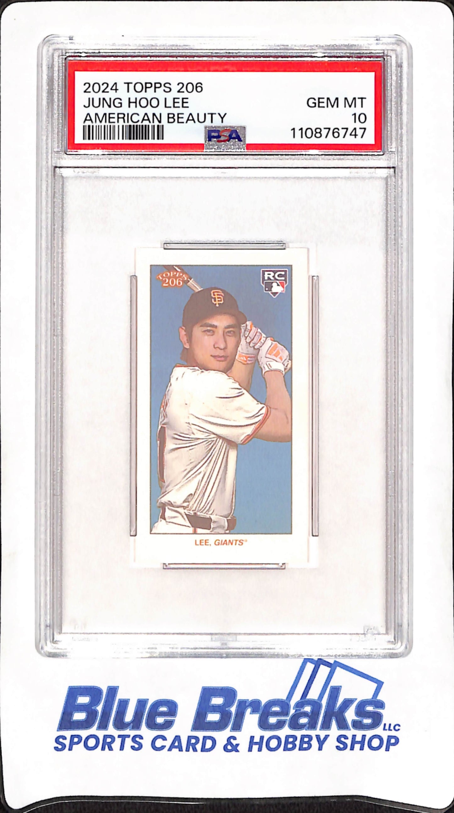 2024 Topps 206 - American Beauty - Jung Hoo Lee - RC - Baseball - PSA 10 - Giants