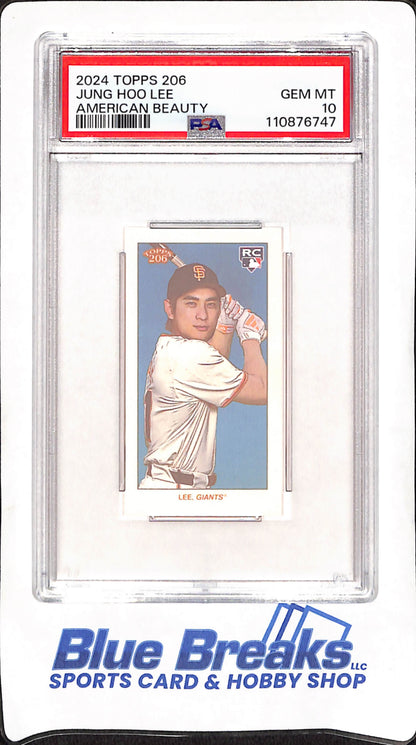 2024 Topps 206 - American Beauty - Jung Hoo Lee - RC - Baseball - PSA 10 - Giants