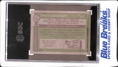 2025 Topps Heritage - Trey Sweeney - Autograph RC - Detroit Tigers - Baseball - SGC 10/10 - #ROA-TSW