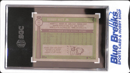 2025 Topps Heritage - Bobby Witt Jr - Dark Yellow - Kansas City Royals - Baseball - SGC 9.5 - #92