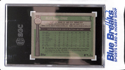 2025 Topps Heritage - Elly De La Cruz - Image Variation - Cincinnati Reds - Baseball - SGC 9.5 - #263