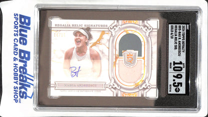 2024 Topps Royalty - Bianca Adreescu - Gold Regalia Relic Signatures - Autograph - 6/10 - Tennis - SGC 9.5/Auto 10 - #RRS-BAU