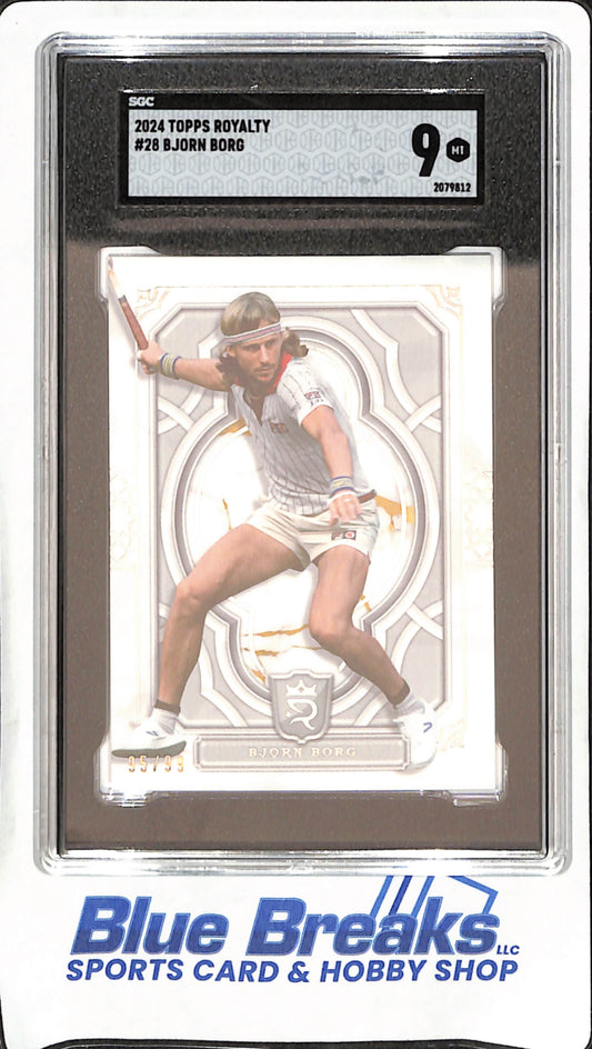 2024 Topps Royalty - Bjorn Borg - 95/99 - Tennis - SGC 9 - #28