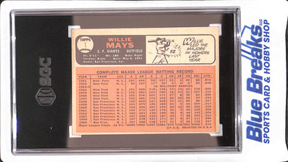 1966 Topps - Willie Mays - San Francisco Giants - Baseball - SGC 2.5 - #1