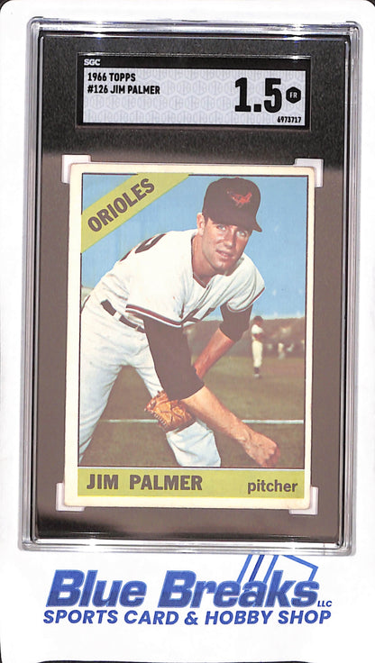 1966 Topps - Jim Palmer - Baltimore Orioles - Baseball - SGC 1.5 - #126