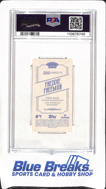 2024 Topps 206 - Freddie Freeman - City Name Variation - Los Angeles Dodgers - Baseball - PSA 10