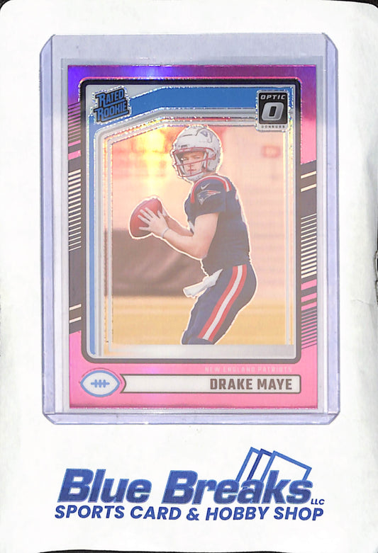 2024 Panini Donruss Optic - Drake Maye - Pink Rated Rookie - New England Patriots - Football - #379
