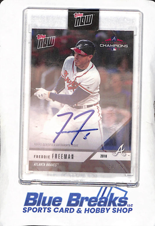 2018 Topps Now - Freddie Freeman - Champions Autograph - Atlanta Braves - Baseball - #PS-48A