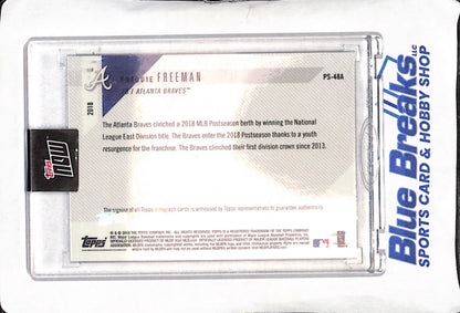 2018 Topps Now - Freddie Freeman - Champions Autograph - Atlanta Braves - Baseball - #PS-48A