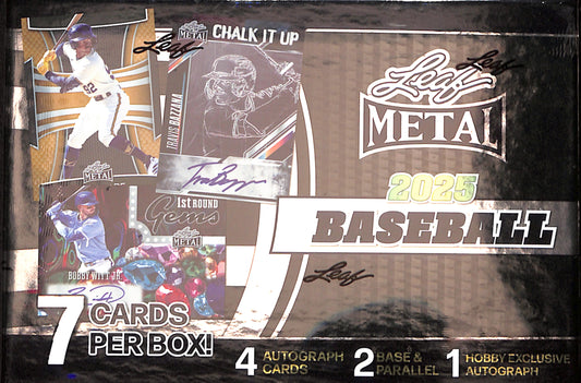 2025 Leaf Metal Baseball Hobby - Sealed Wax